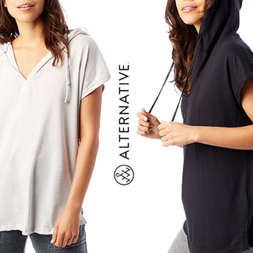 ALTERNATIVE Boyfriend Hoodie Popover
